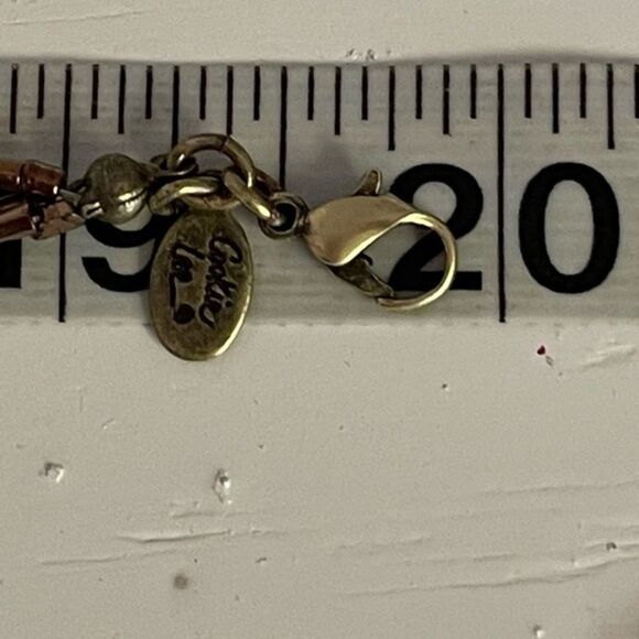 VINTAGE signed Cookie Lee 20” genuine crystal & glass beaded necklace - Picture 6 of 7